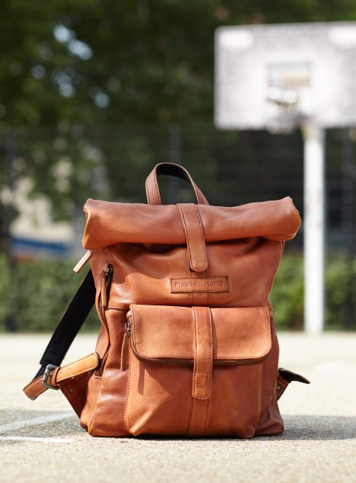 Messenger Backpack Sticks and Stones